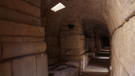 a corridor under the theater in ephesus