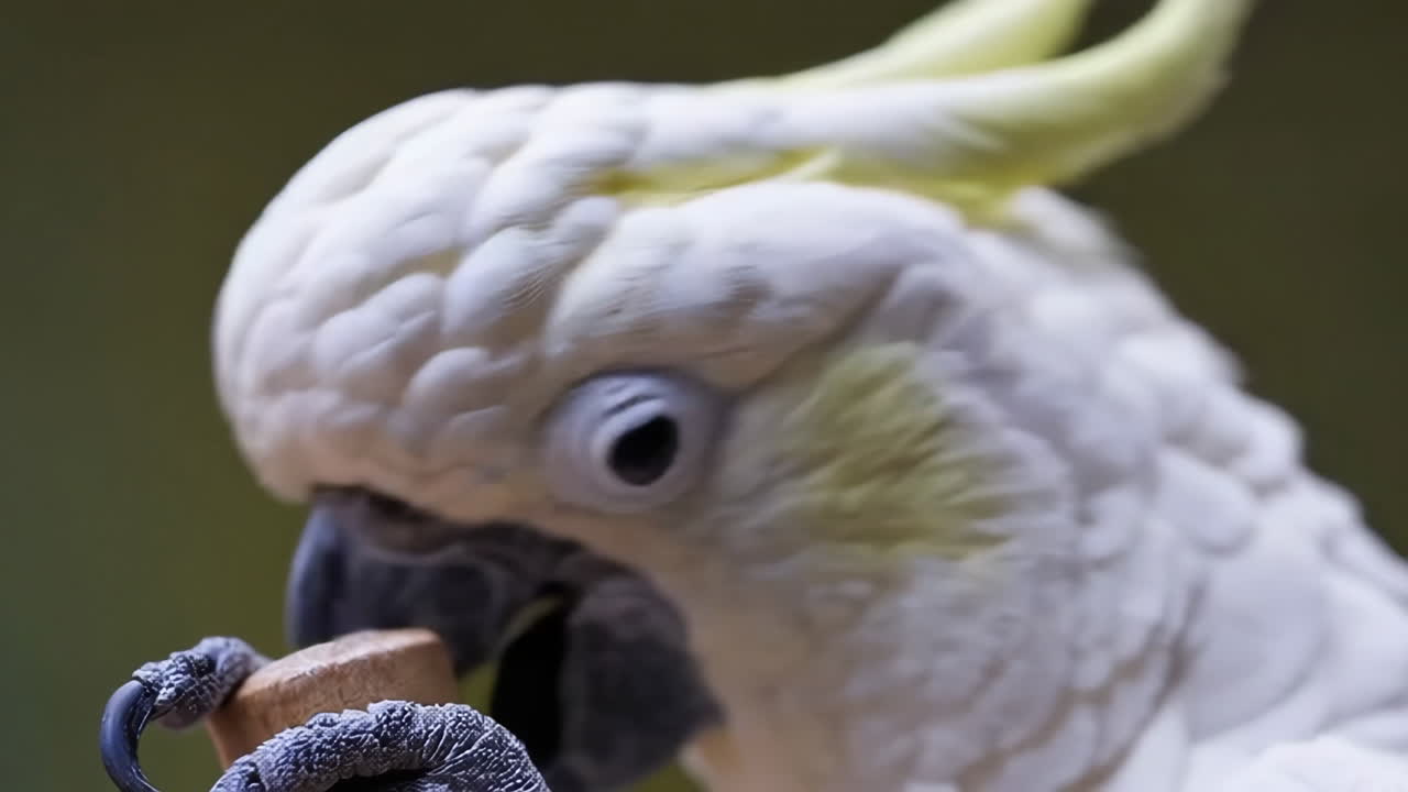 Close-up of a white cockatoo
