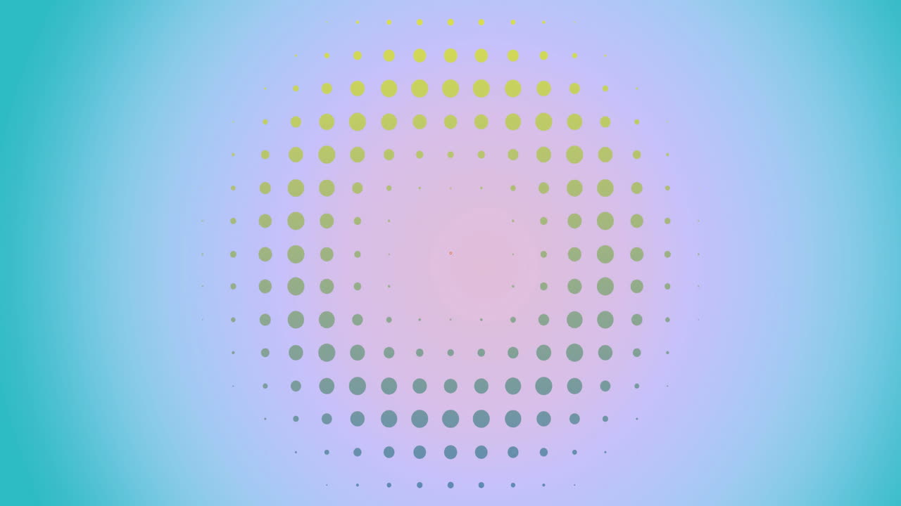 animación de anillos decrecientes que se repiten sobre un fondo blanco y azul