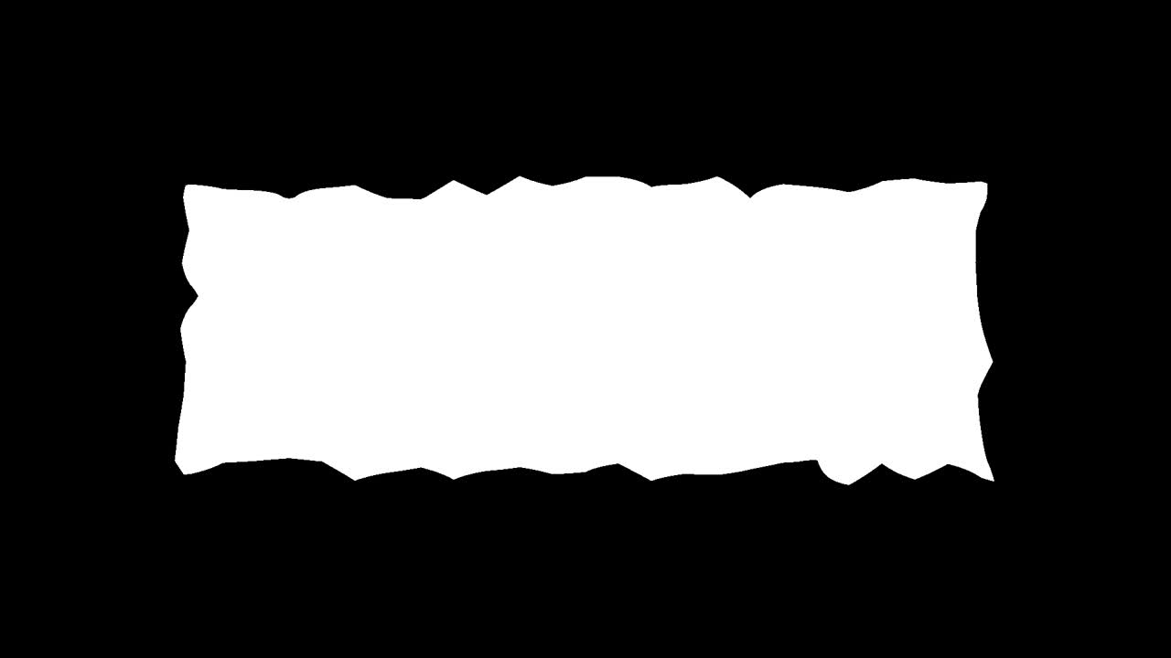 촌스럽고 화려하게 휘갈긴 사각형 프레임 애니메이션