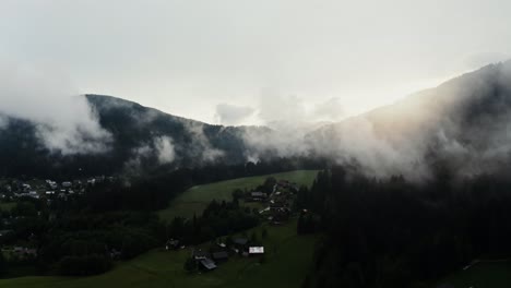 misty mountain village