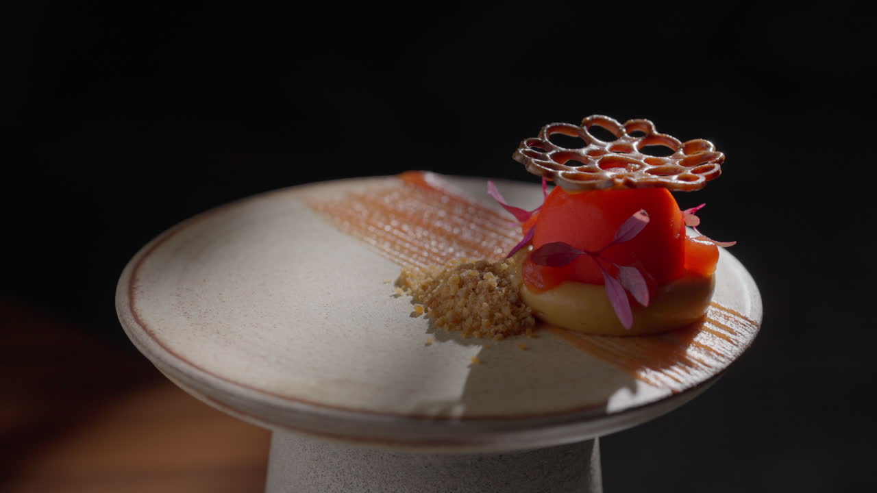 Exquisite Dessert Presentation