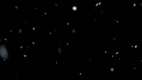 4k intensity snowfall overlay alpha luma