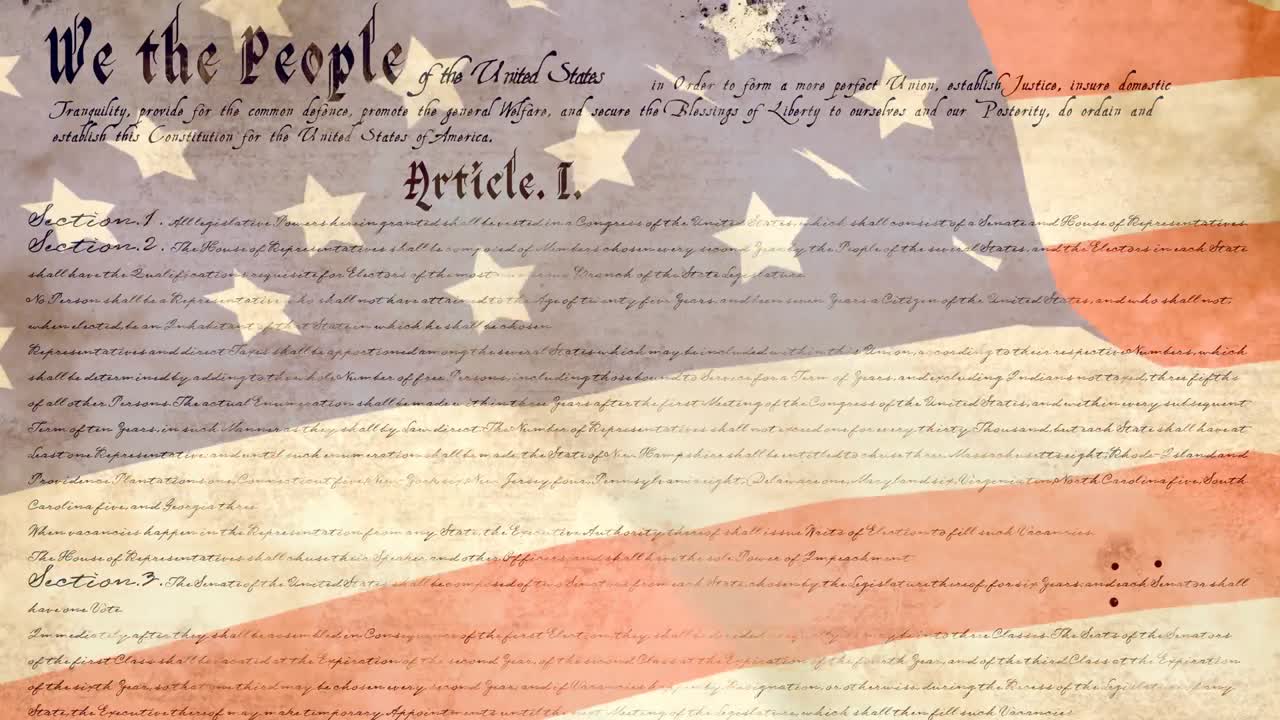 vídeo de la bandera estadounidense