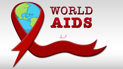 animation revealing world aids day message