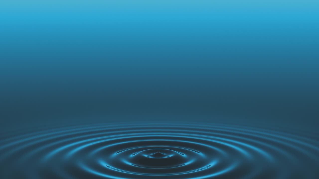 블루 리플 배경 비주얼 루프 애니메이션 4k