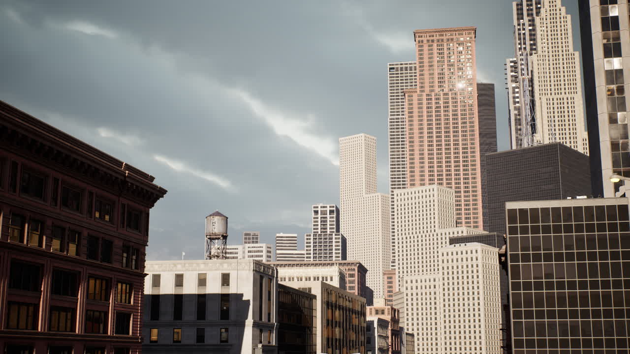 뉴욕 맨해튼의 미드타운의 스카이라인