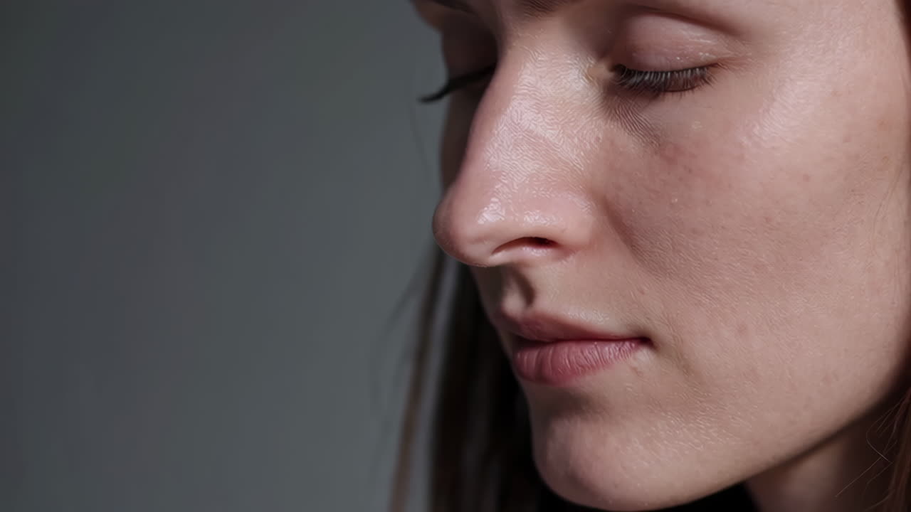 retrato en primer plano de una mujer joven