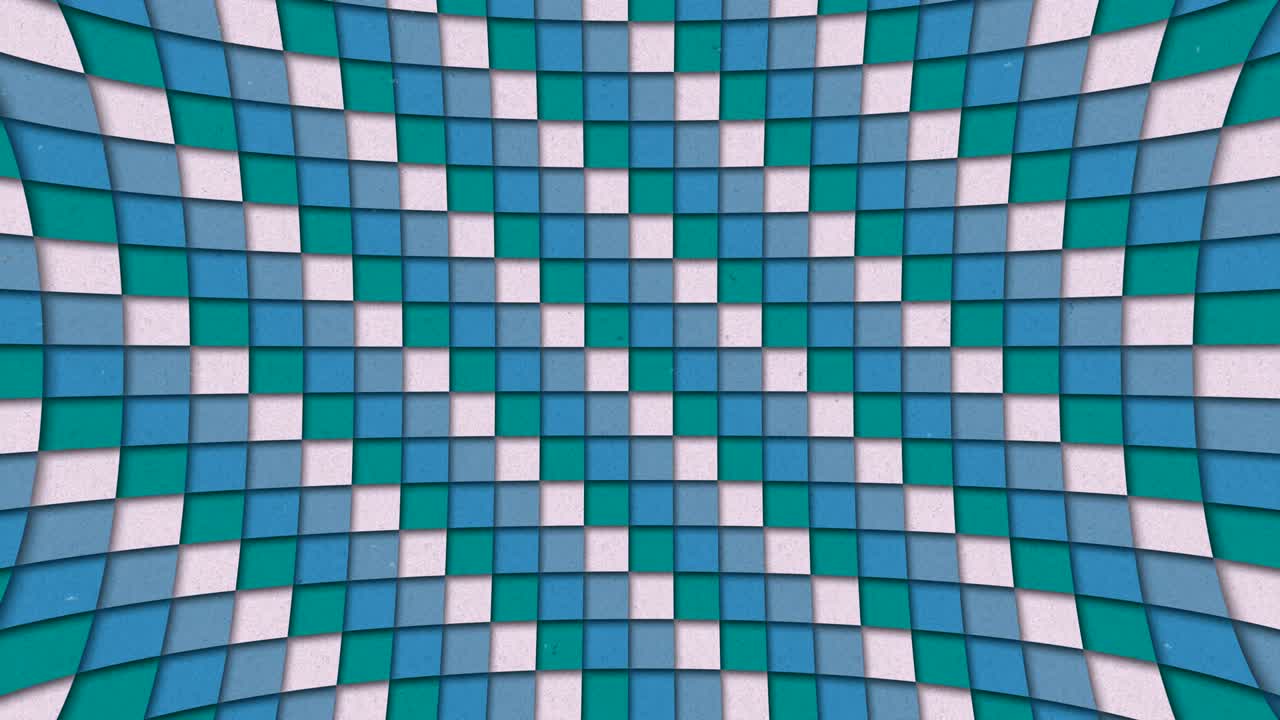 formas abstractas cuadrados coloridos patrón bucle sin costuras textura animada