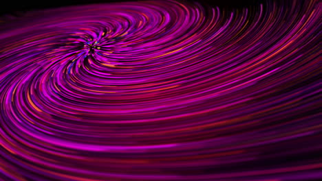abstract pink purple sphere with randomly floating particles and motion turbulence effect. loop animation.