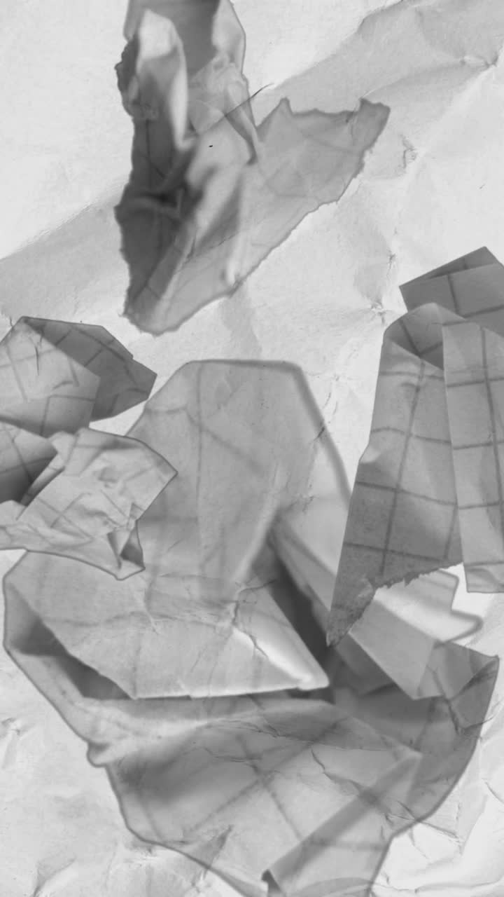 Dynamic Abstract Crumpled Paper Texture Loop