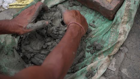 in kumortuli, idol artists are making idols of durga, the revered deity of hinduism. the work of making these idols starts from june and these potters make many idols till november.