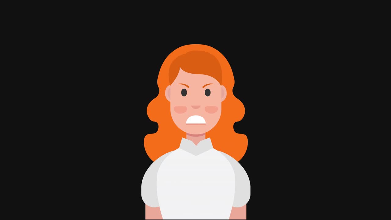 분노: 악한 여자는 자신의 부정적인 감정을 표현합니다.