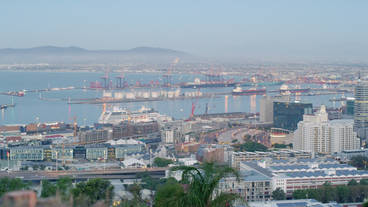 스카이라인, 풍경 및 케이프타운 도시 배경