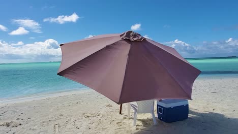 Getaway-in-Remote-Secluded-Caribbean-Beach,-set-up-couple-romantic-travel,-close-up