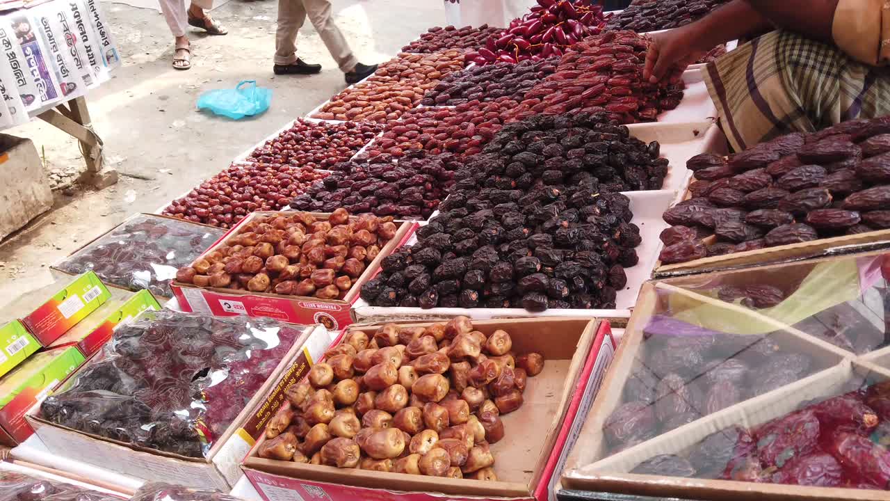 Dried Dates Stall at Market