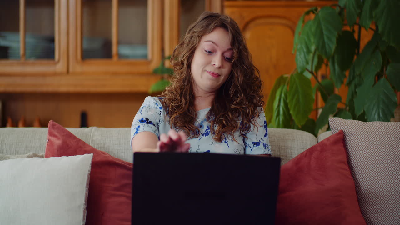 Young Businesswoman Running Business Remotely From Home