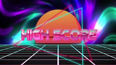 Animation-Von-Highscore-Text-über-Formen