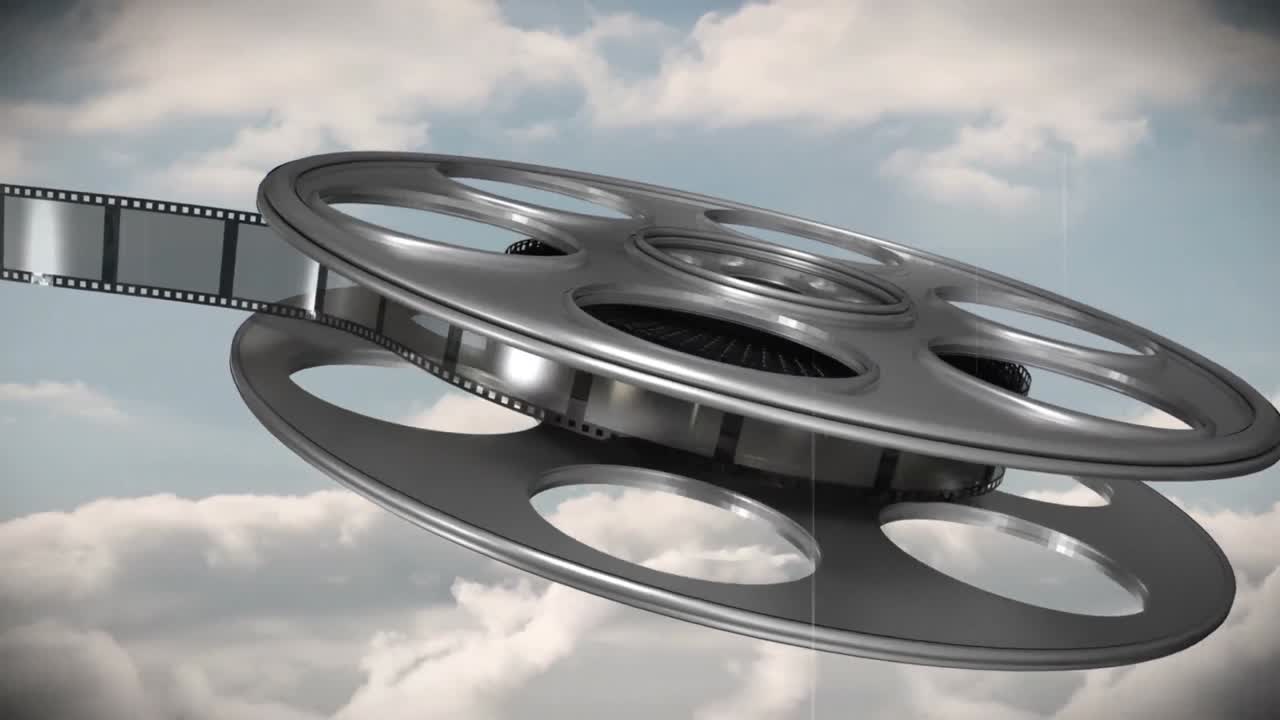 하늘을 배경으로 한 영화 릴