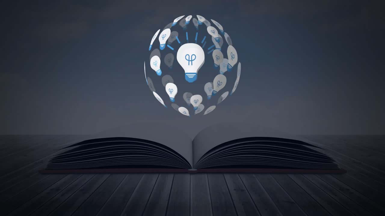 bombillas y un libro