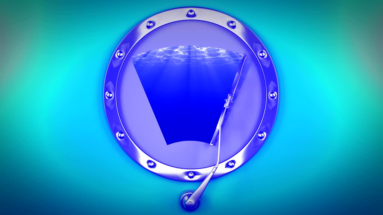 윈드스크린 와이퍼, 홀, 수중 4k, 원활한 루프