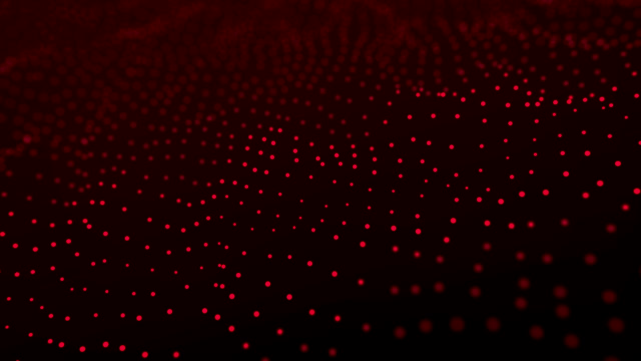 Abstract motion background, bokeh slick loop red