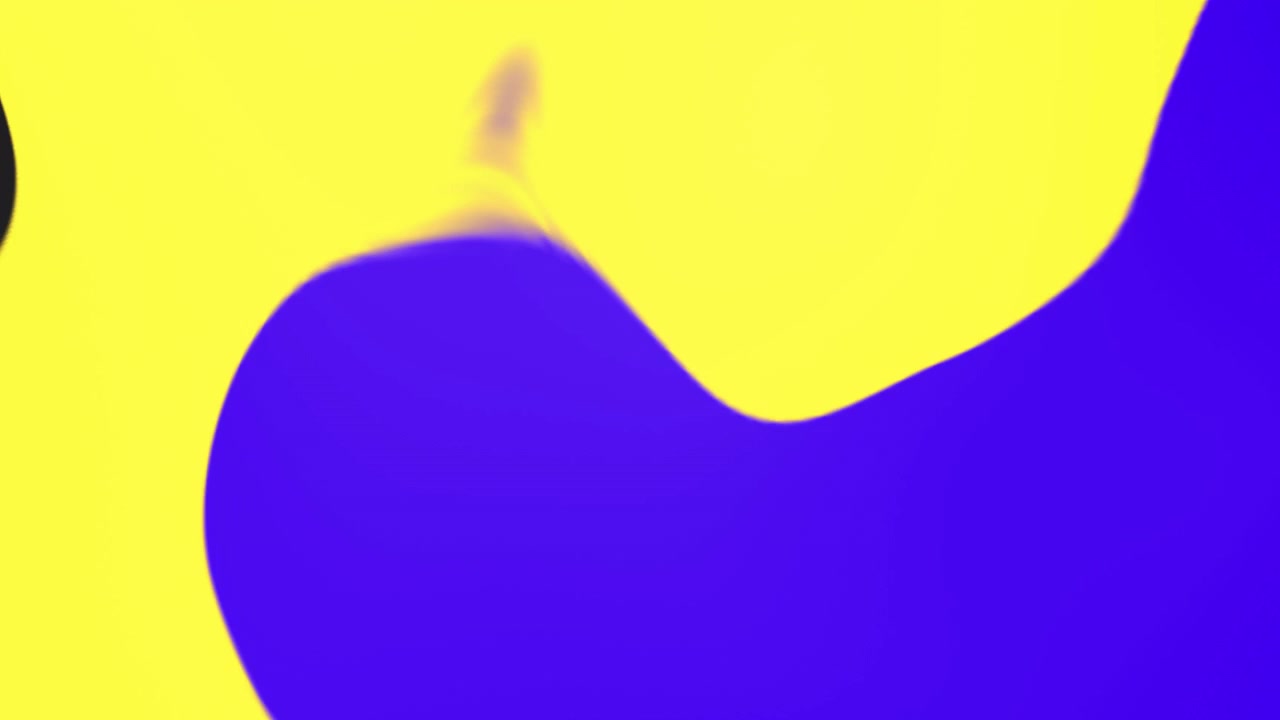 Grafica in movimento astratta con forme liquide colorate