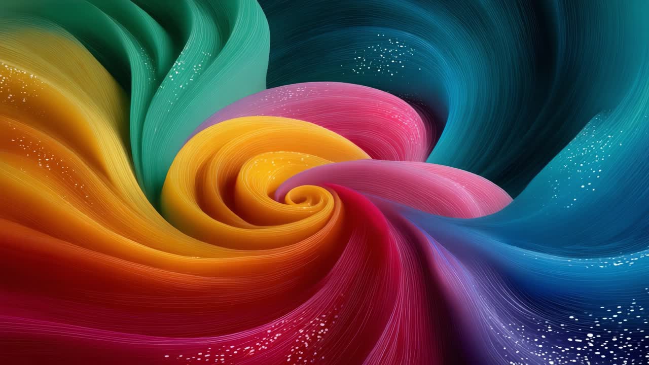 A Vibrant Swirl of Colors Captured in Brilliant Artistic Expression: This Abstract Design Showcases a Mesmerizing Blend of Shades and Textures, Creating a Dazzling Visual Experience that Inspires Creativity