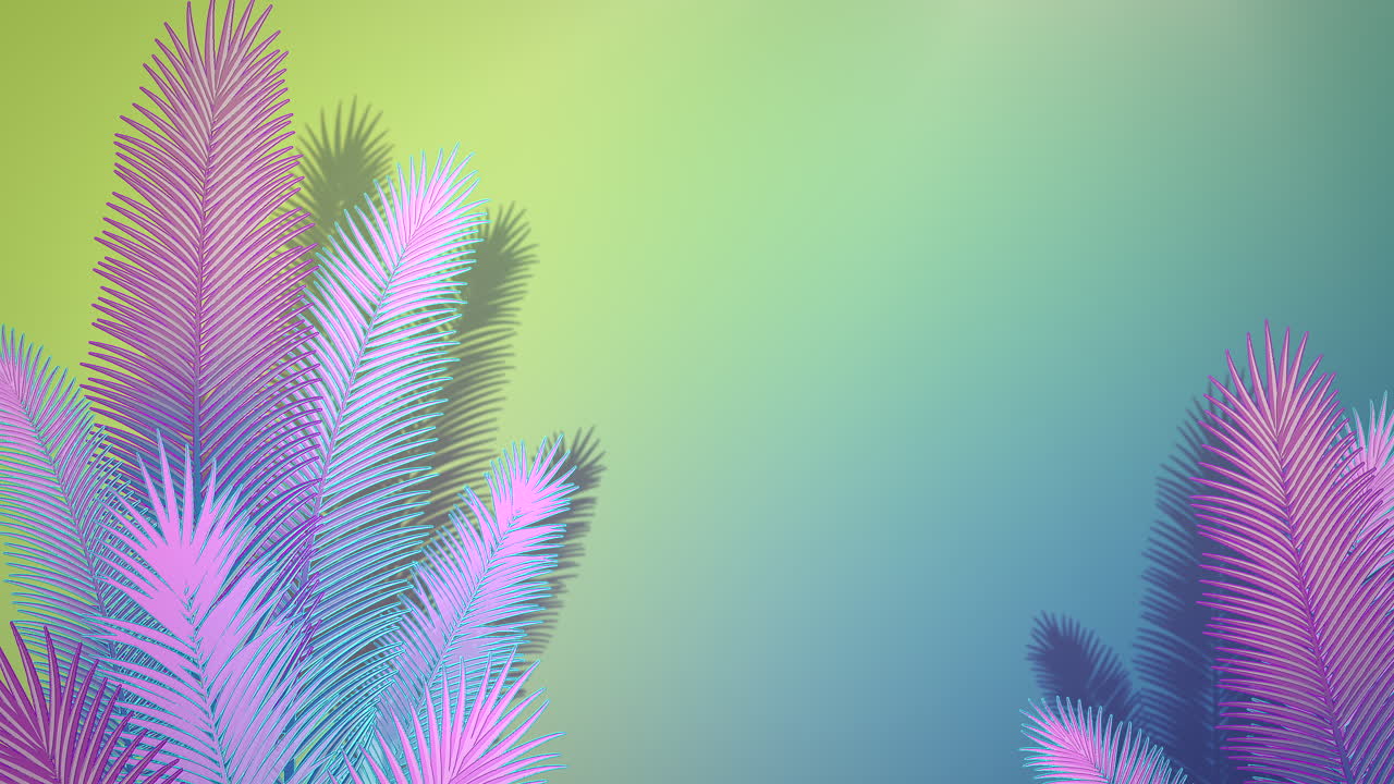 primer plano de hojas tropicales de árboles con fondo de verano 2