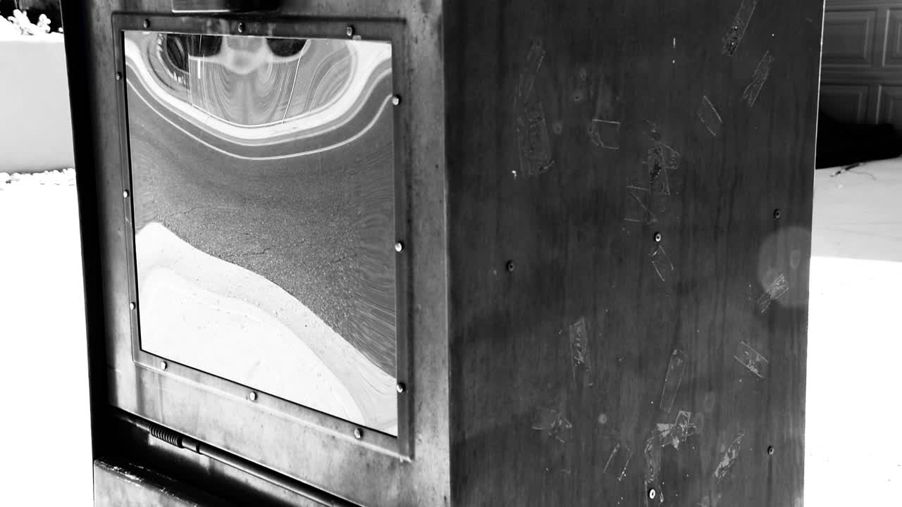 negro y blanco de un viejo