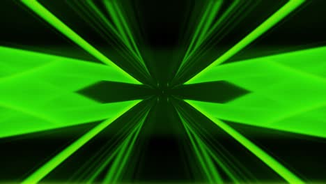 espectáculo de láser. luces verdes abstractas. fondo para la escena musical. bucle vj.