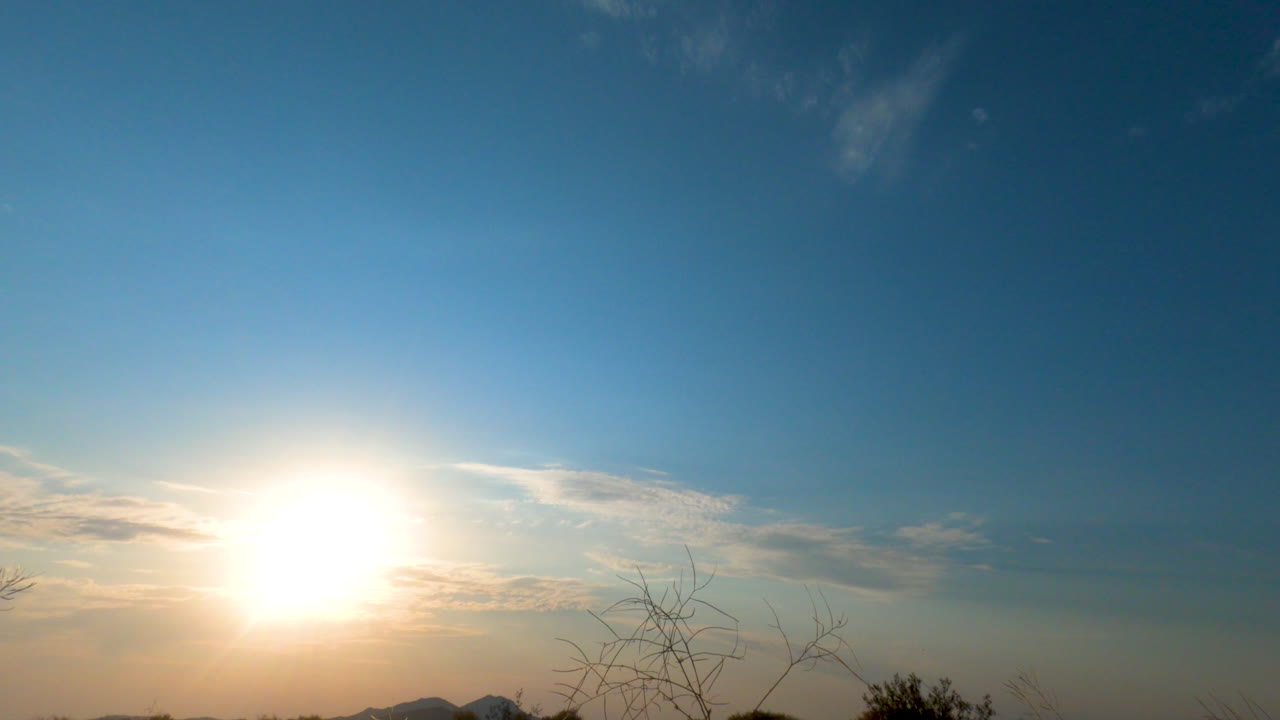 맑고 선명한 날 - 시간 경과