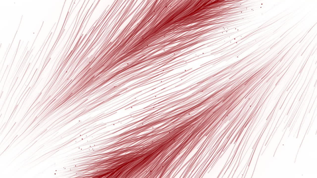 patrón de líneas y puntos rojos abstractos