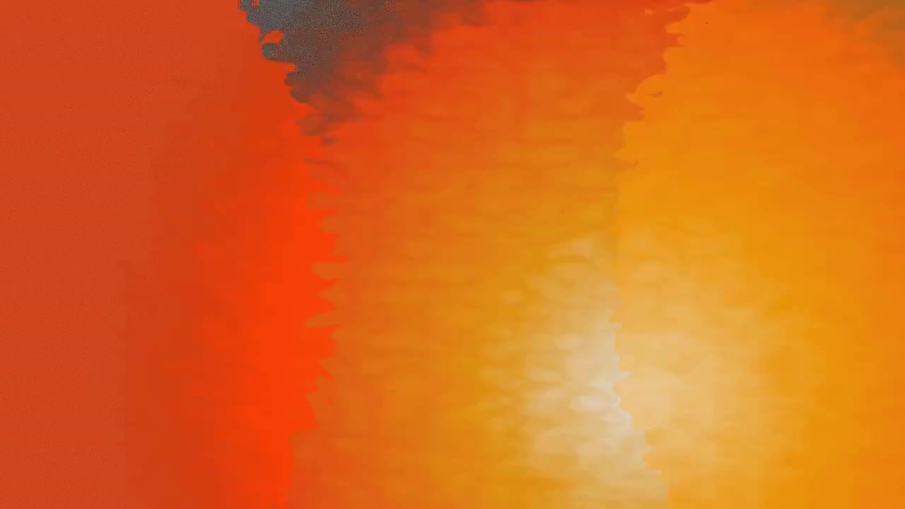 Abstrakt rörlig bakgrund med pulserande orange och gula ljuseffekter