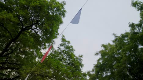 Nahaufnahme-Einer-Feierlichen-Wimpelkette-Von-Einer-Straßenparty-In-Cardiff