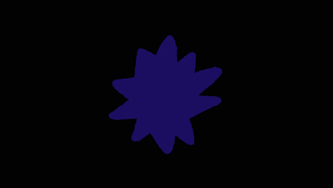 purple star shape