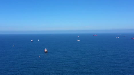 ships at sea