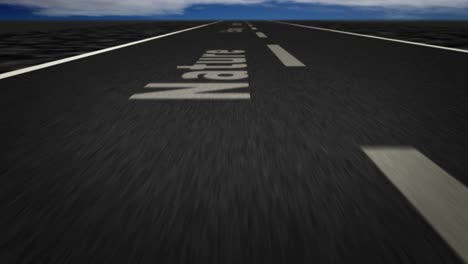 speed flight ecology text on road loop