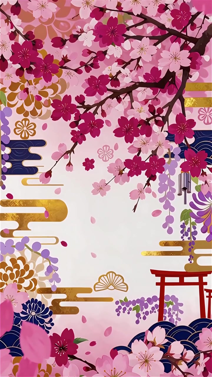 Sfondo Animato Cultura Giapponese 4K
