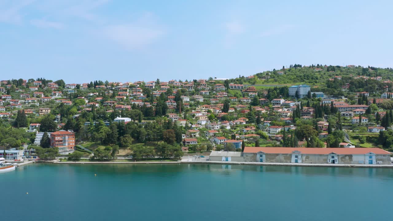 슬로베니아 남서부 아드리아 해의 시골 마을 피란