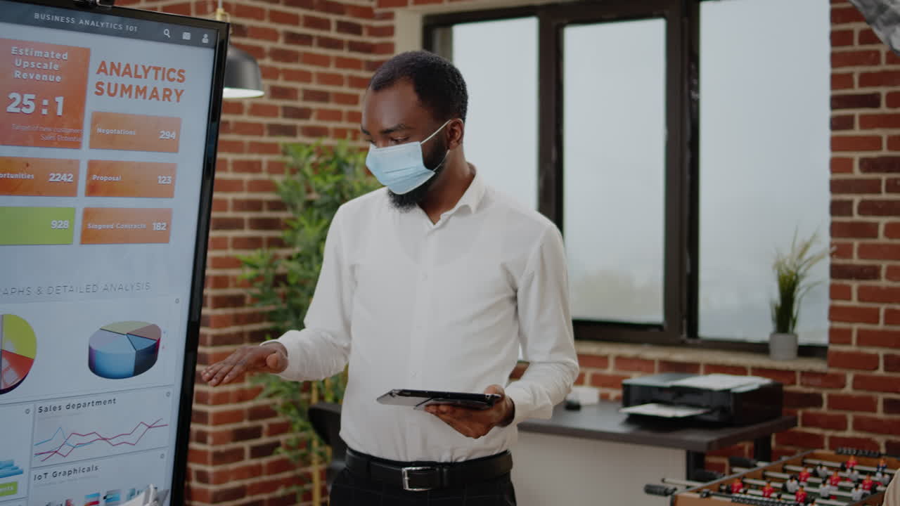 Diverse coworkers meeting to plan business growth and project