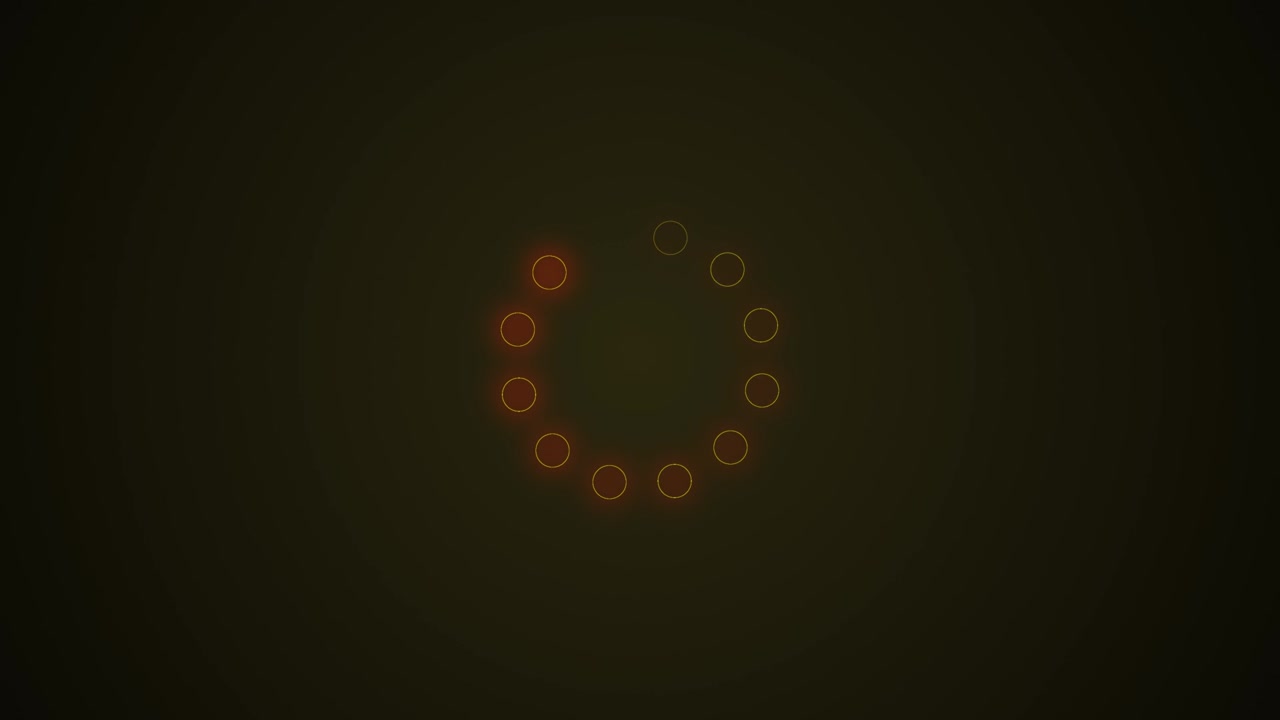 로딩 바, 서클 진행 중입니다.