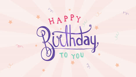 happy birthday greeting card