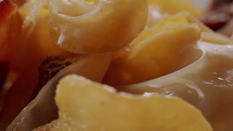 preservation of vegetables in banks. fermentation products. harvesting mushrooms for the winter. copy space. high quality 4k footage