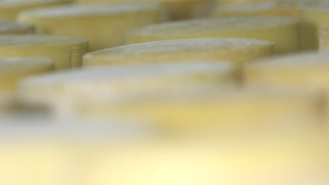 detalle de los quesos en la bodega