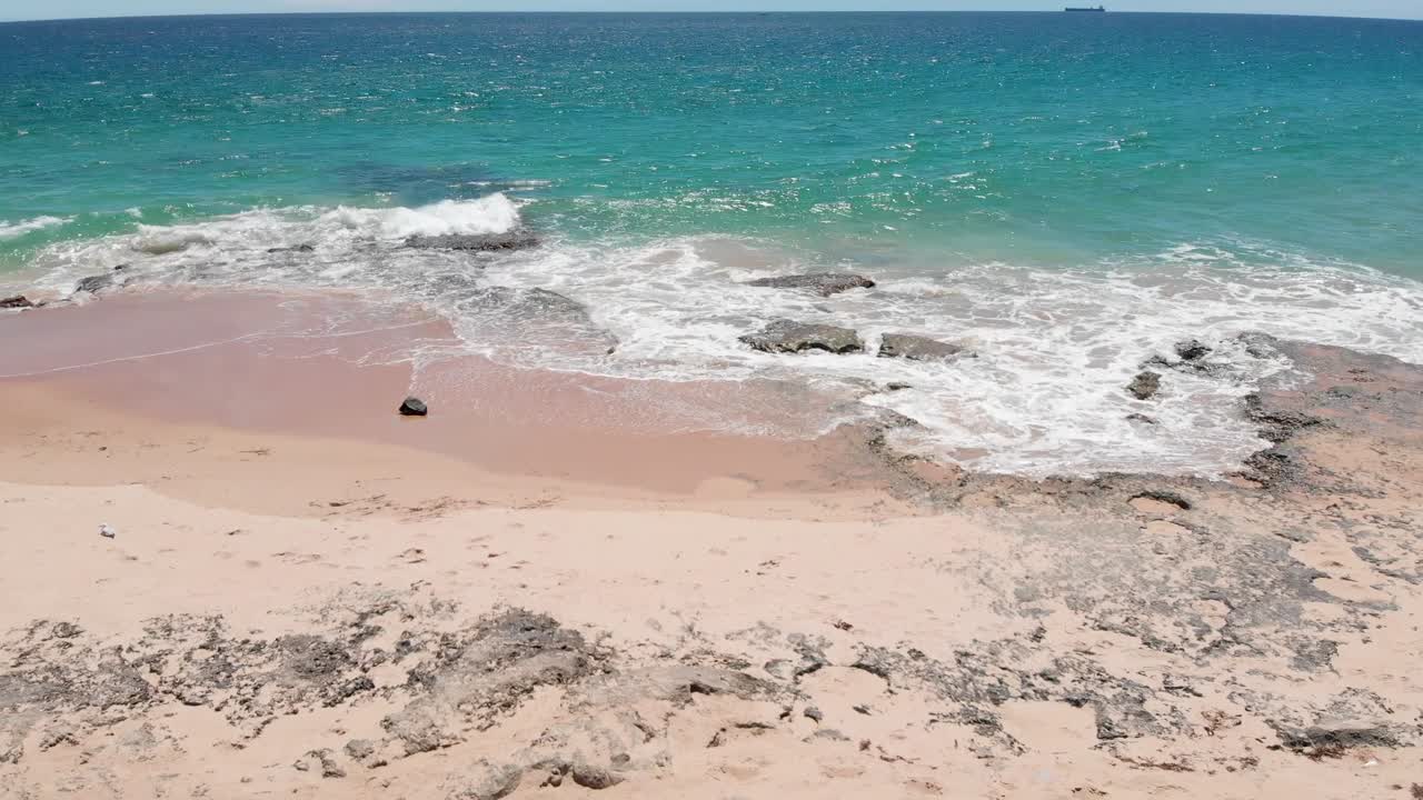 от пляжа до океана в австралии, замедленное движение