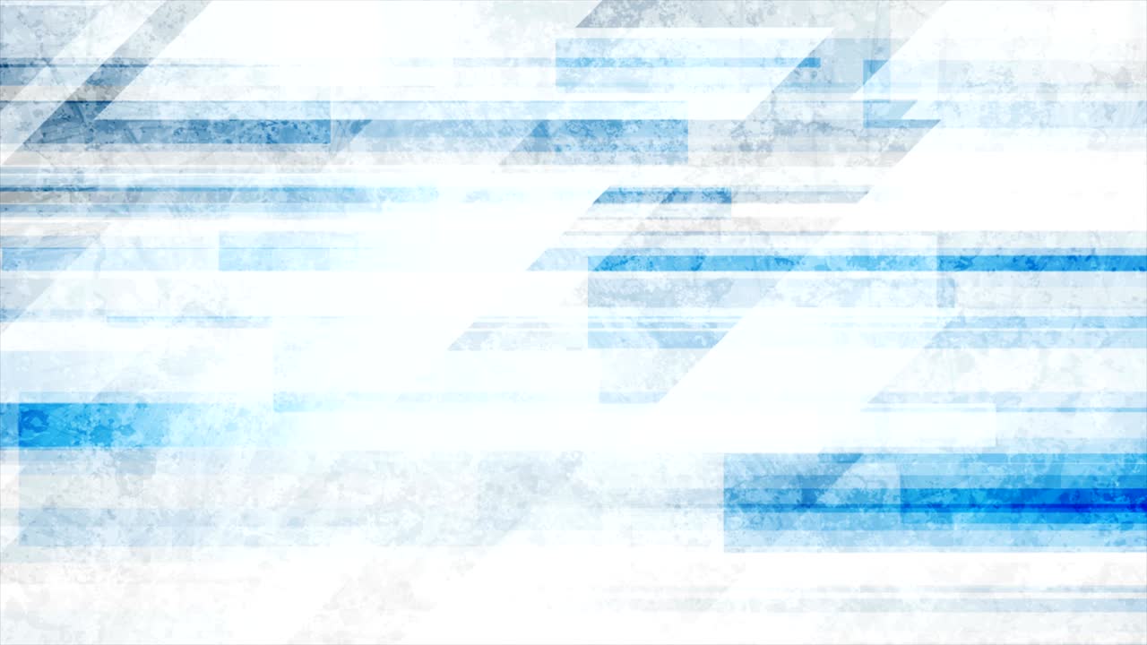 파란색과 회색 테크 기하학적 그룬지 모션 배경