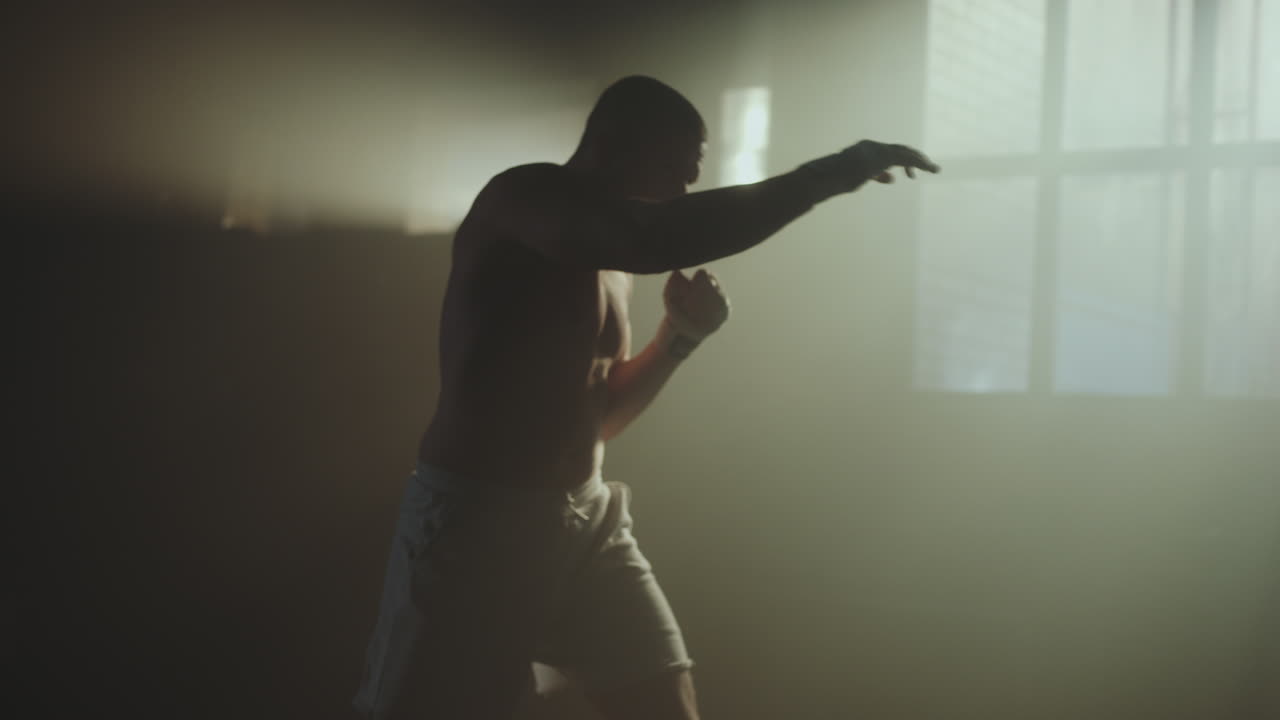 남자 권투 훈련