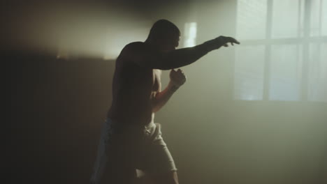 allenamento di boxe