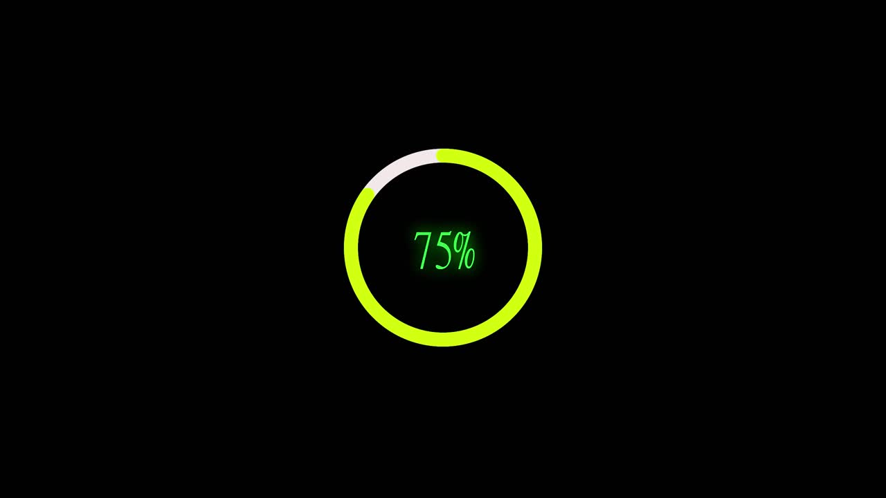 Dashboard Presentation finance circular loader information progress loader